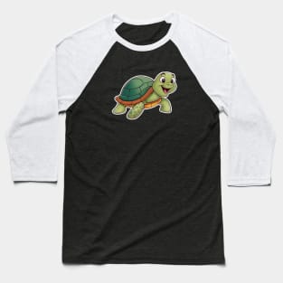 Cute Turtle Baseball T-Shirt